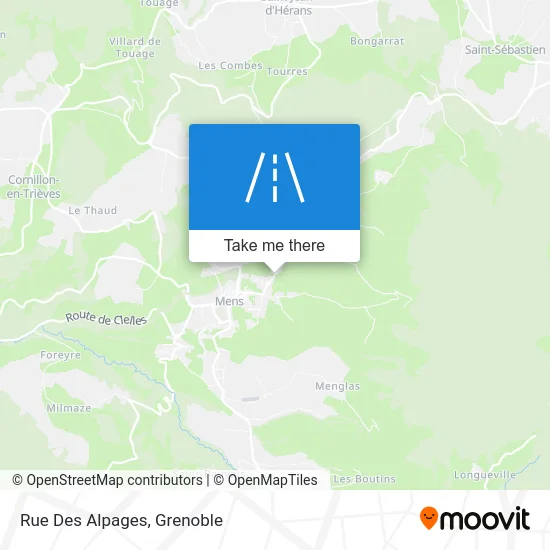 Rue Des Alpages map