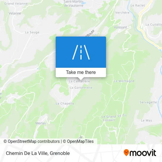 Chemin De La Ville map