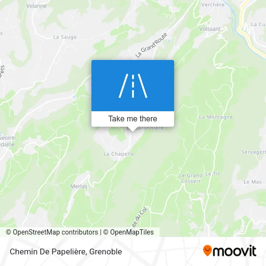 Chemin De Papelière map