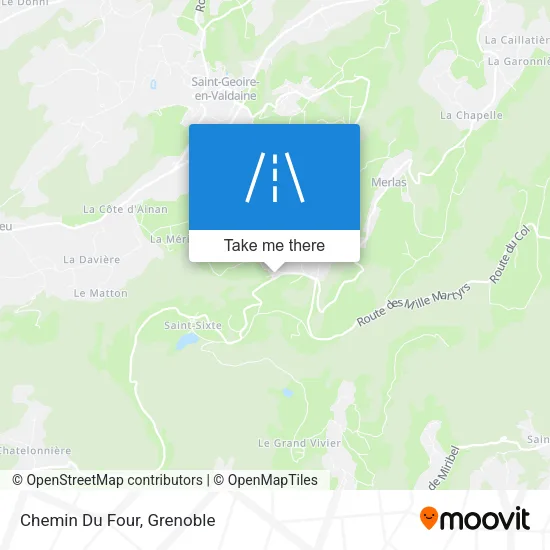 Chemin Du Four map
