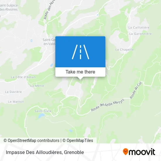 Impasse Des Ailloudières map