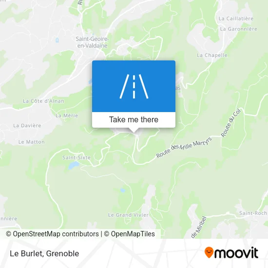 Le Burlet map