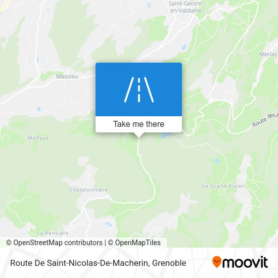 Route De Saint-Nicolas-De-Macherin map