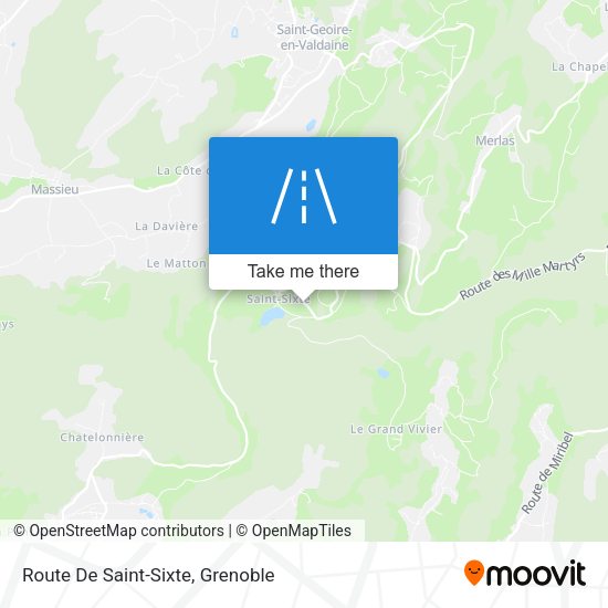 Route De Saint-Sixte map