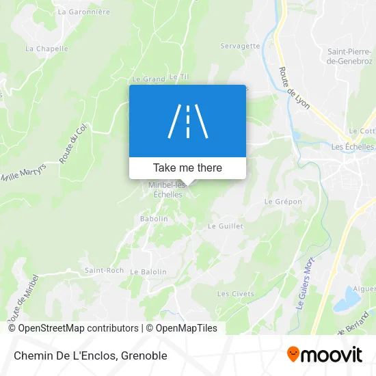 Chemin De L'Enclos map
