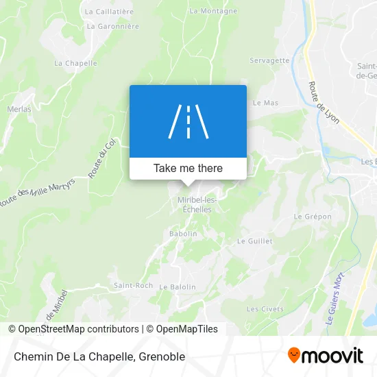Chemin De La Chapelle map