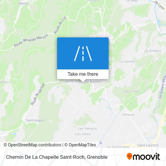 Chemin De La Chapelle Saint-Roch map