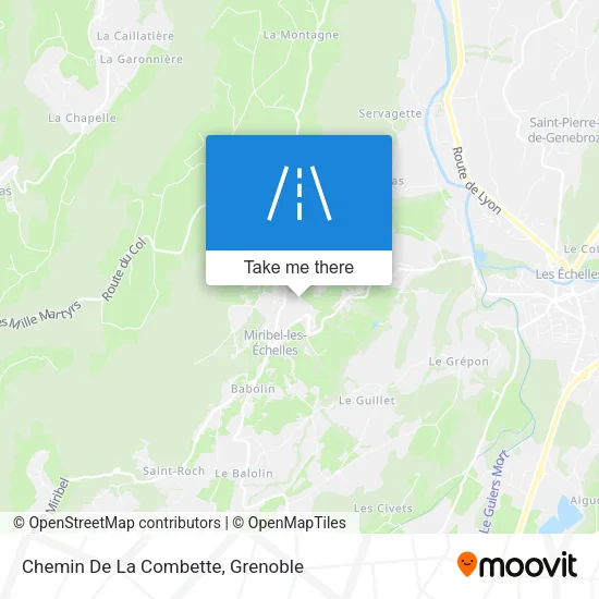 Chemin De La Combette map