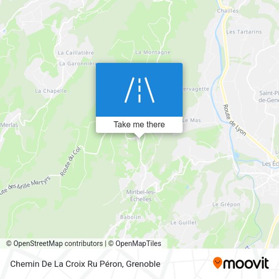 Chemin De La Croix Ru Péron map