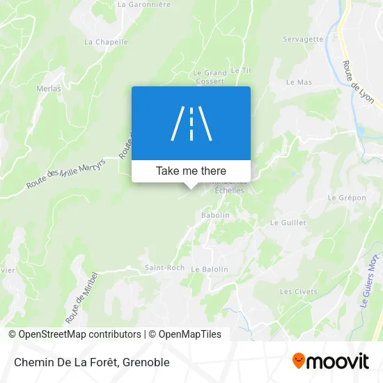 Chemin De La Forêt map