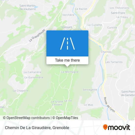 Chemin De La Giraudière map