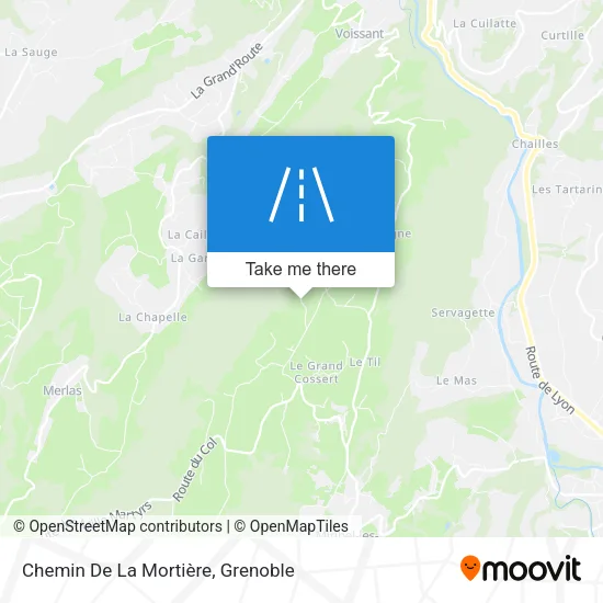 Chemin De La Mortière map