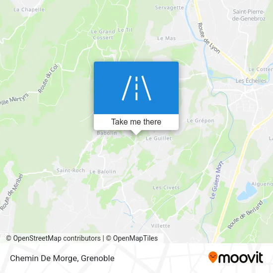 Chemin De Morge map