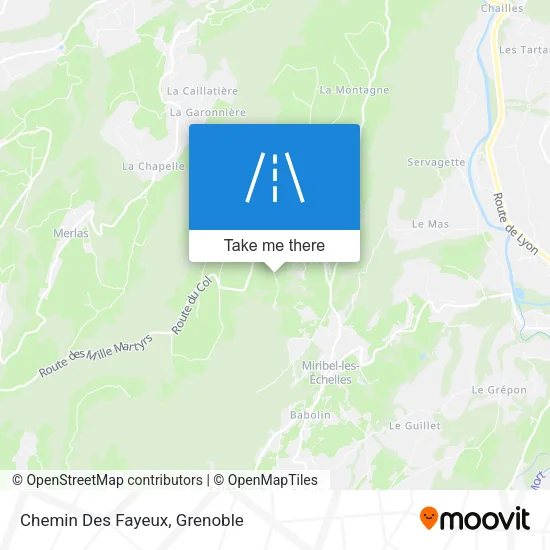 Chemin Des Fayeux map