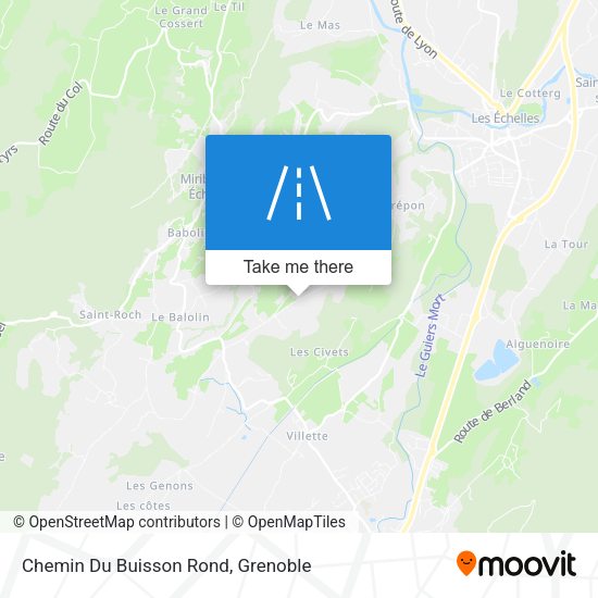 Chemin Du Buisson Rond map