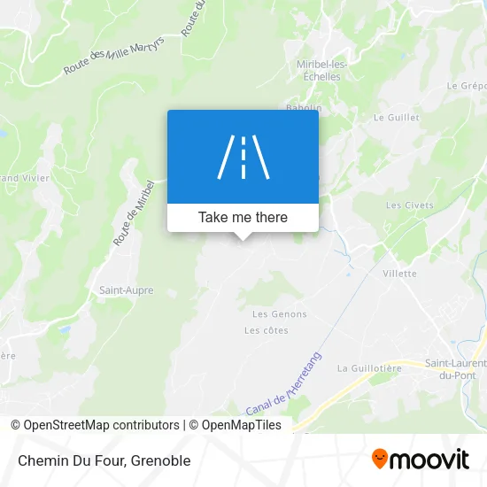 Chemin Du Four map
