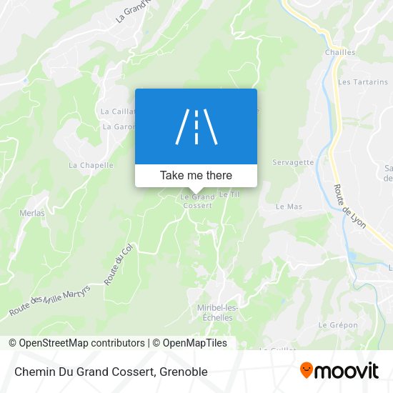Chemin Du Grand Cossert map