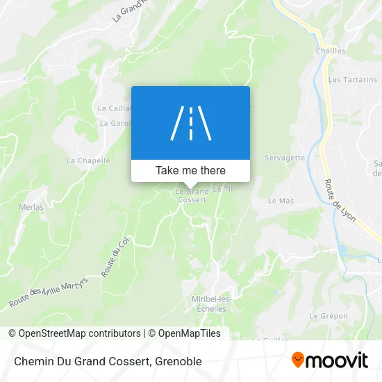 Chemin Du Grand Cossert map