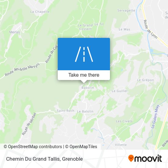 Chemin Du Grand Tallis map
