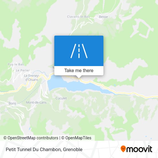 Petit Tunnel Du Chambon map