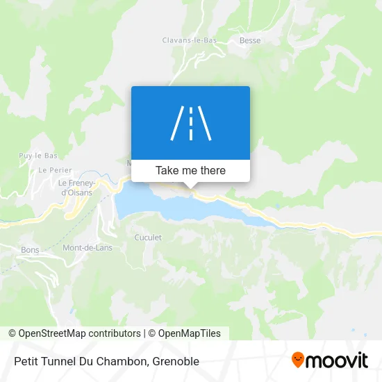 Petit Tunnel Du Chambon map