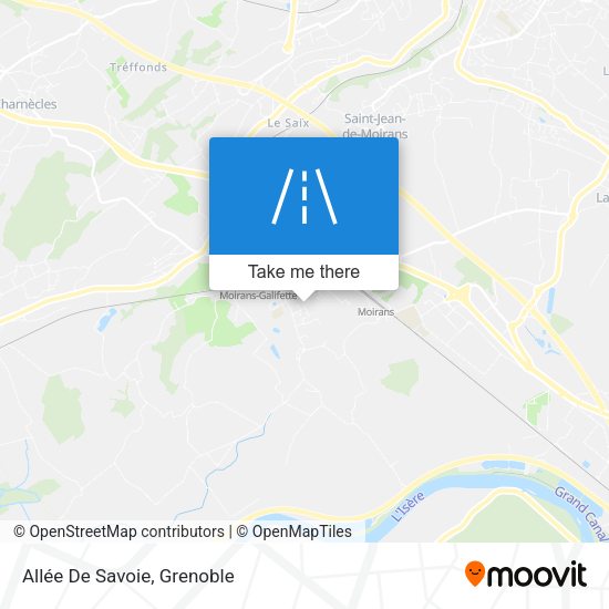 Allée De Savoie map