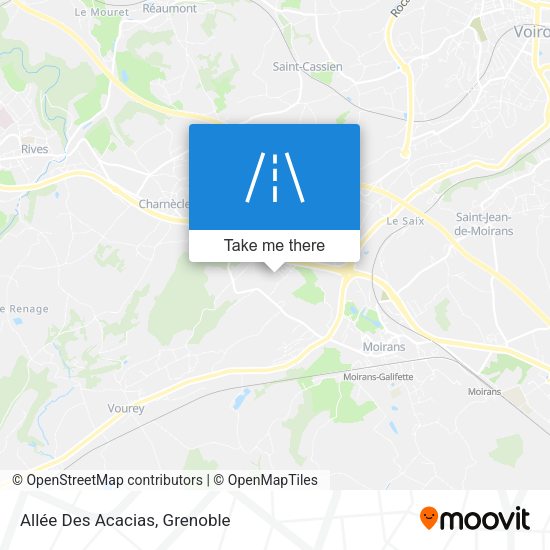 Allée Des Acacias map
