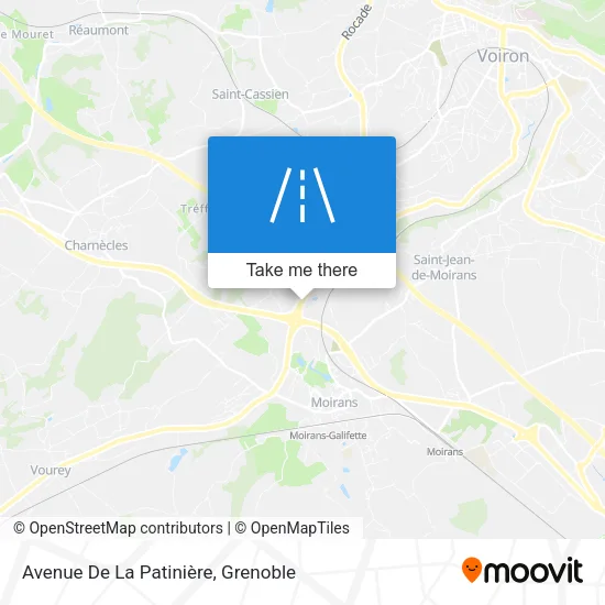Avenue De La Patinière map