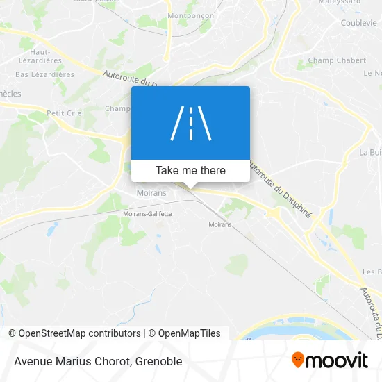 Avenue Marius Chorot map