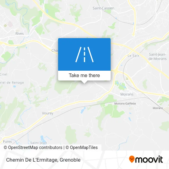 Chemin De L'Ermitage map
