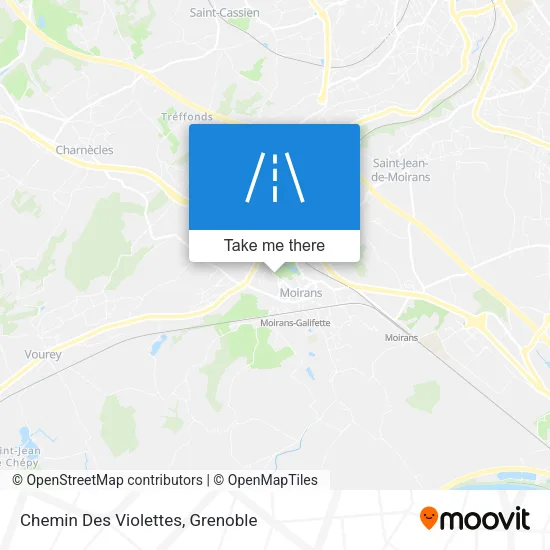 Chemin Des Violettes map