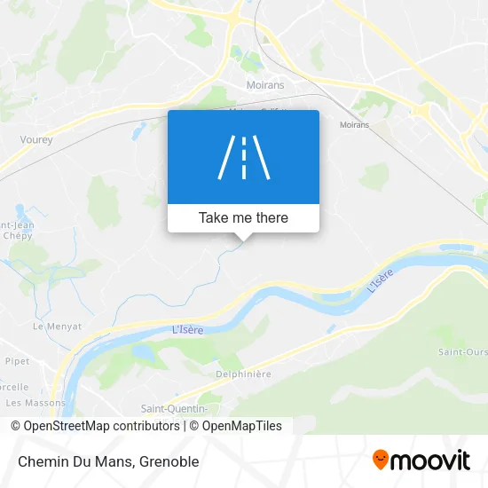 Chemin Du Mans map