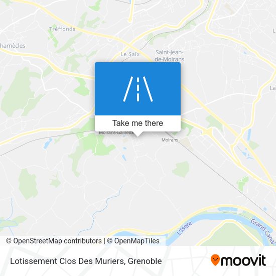 Lotissement Clos Des Muriers map