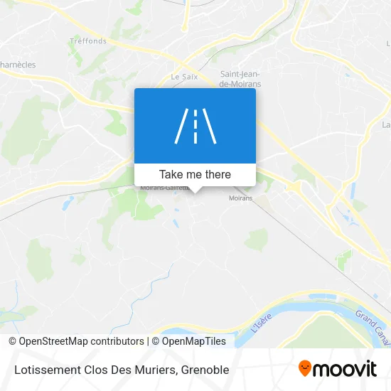 Lotissement Clos Des Muriers map