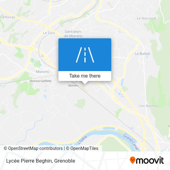 Lycée Pierre Beghin map
