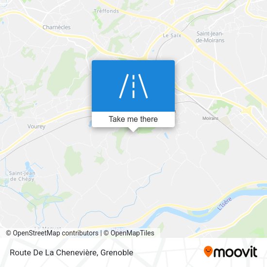 Route De La Chenevière map