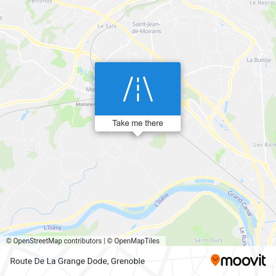 Route De La Grange Dode map