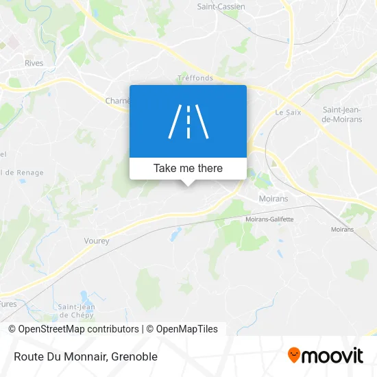 Route Du Monnair map