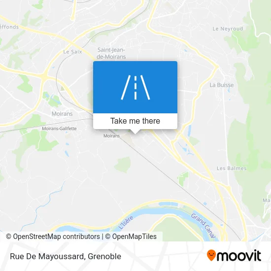 Rue De Mayoussard map