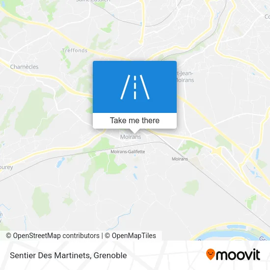 Sentier Des Martinets map
