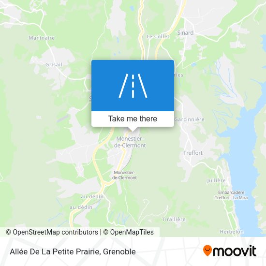 Allée De La Petite Prairie map
