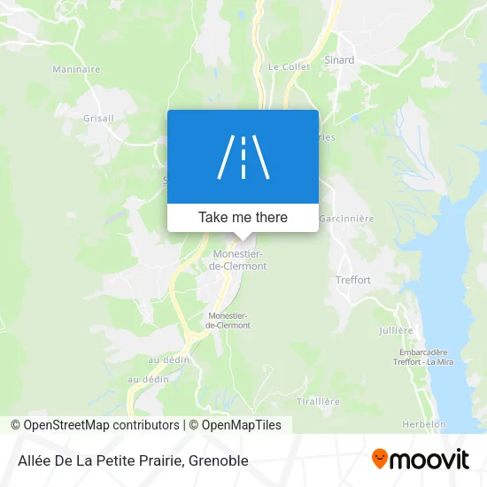 Allée De La Petite Prairie map