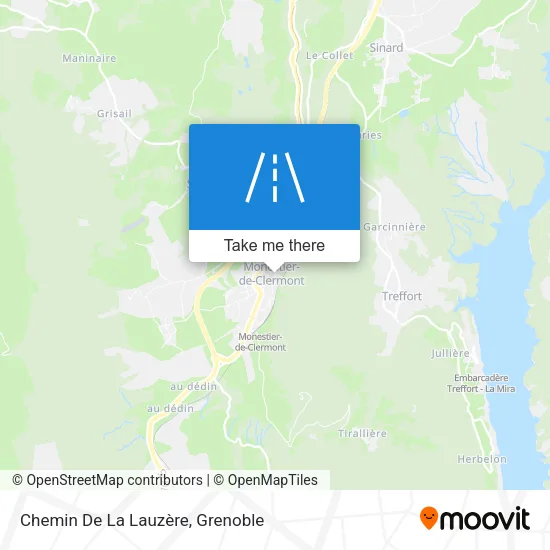 Chemin De La Lauzère map