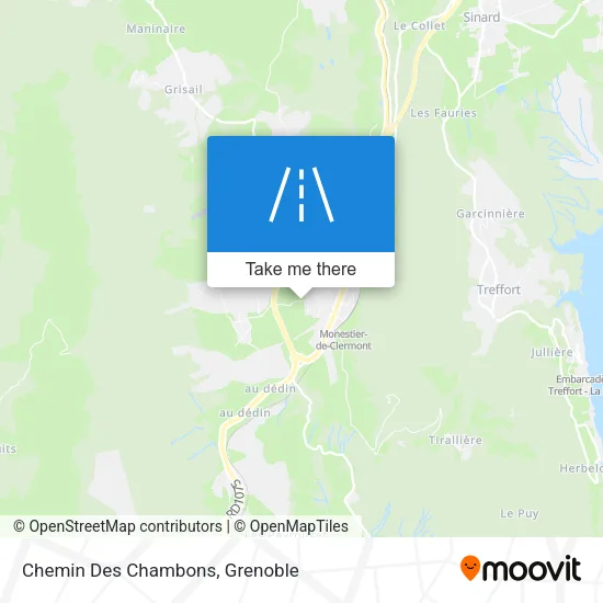 Chemin Des Chambons map