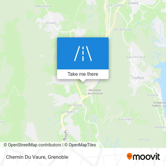 Chemin Du Vaure map