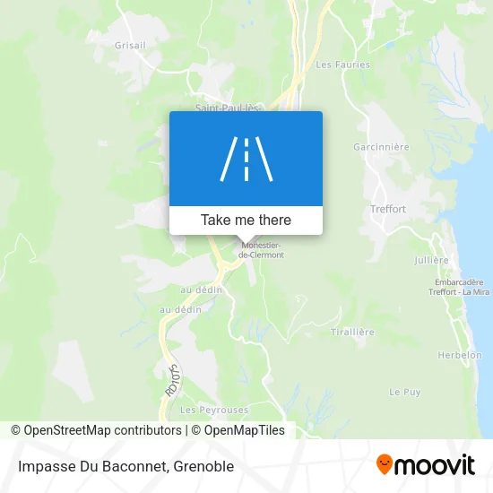 Impasse Du Baconnet map