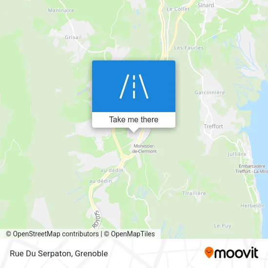 Rue Du Serpaton map