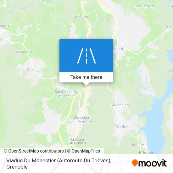 Viaduc Du Monestier (Autoroute Du Trièves) map