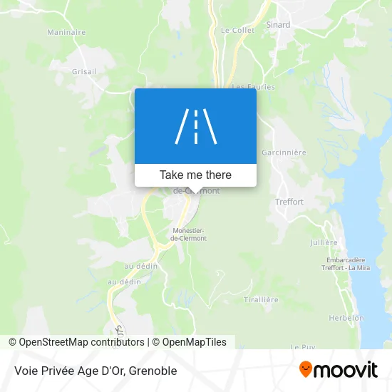 Voie Privée Age D'Or map