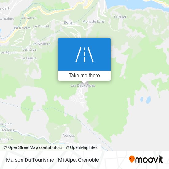 Maison Du Tourisme - Mi-Alpe map